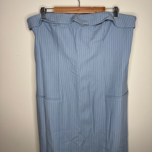 NWT Abercrombie and Fitch Strapless Tailored Midi Dress Size XL - Picture 5 of 10